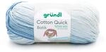Gr&uuml;ndl Wolle Cotton Quick Batik 100 g hellblau-mittelblau-dunkelblau