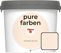 Alpina Pure Farben Wandfarbe mandelbeige 2,5 L