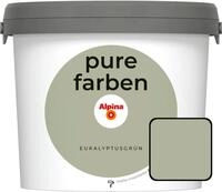 Alpina Pure Farben Wandfarbe eukalyptusgr&uuml;n 2,5 L