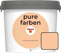 Alpina Pure Farben Wandfarbe papayaorange 2,5 L