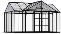 Canopia Gew&auml;chshaus Triomphe Alu schwarz 380 x 303 cm