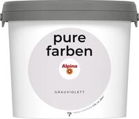 Alpina Pure Farben Wandfarbe grauviolett 2,5 L