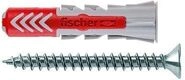 Fischer D&uuml;bel-Set Duopower 6.0 x 30 mm - 50 St&uuml;ck