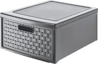 Rotho Schubladenbox Country gro&szlig;, 19,2 L anthrazit