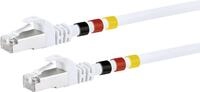 Schwaiger Netzwerkkabel CAT7 2x 3 Farbringe 20 m