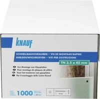 Knauf Schnellbauschrauben 3,5 x 45 mm, PH 1, 1000 St&uuml;ck
