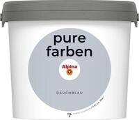 Alpina Pure Farben Wandfarbe rauchblau 2,5 L