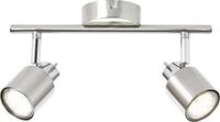 Brilliant 2er Spot Andres nickel-chrom 33,5 x 13 cm GU10 10 W