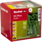 Fischer Spreizd&uuml;bel SX Plus Green 8.0 x 40 mm - 90 St&uuml;ck