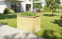 Weka Element-Hochbeet Modular,21 mm, natur, 98 x 69 cm,