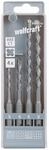 Wolfcraft Hammer-Schlagbohrer-Set HM Standard SDS-plus &Oslash; 5 - 8 mm 4-teilig