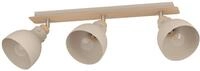 Eglo 3er Spot Arrecife sand Holzoptik 74,5 x 14,5 cm