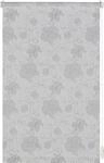 Gardinia EasyFix Rollo bestickt silber 100 x 150 cm