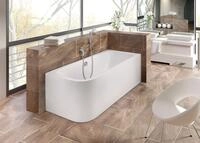 Ottofond Badewanne Spirit links 180x80 cm, wei&szlig;
