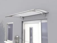 Gutta Vordach PT- L 1500 Edelstahl, Acrylglas satiniert wei&szlig;