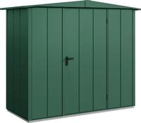 EcoStar Ger&auml;tehaus Elegant-S Typ 1 moosgr&uuml;n 1 flg 258,8 x 121,3 x 216 cm