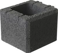 EHL Mauerstein Planomur Halbstein 25 x 25 x 20 cm anthrazit