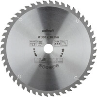 Wolfcraft Kreiss&auml;geblatt &Oslash; 300 mm Bohrung &Oslash; 30 mm 48 Z&auml;hne