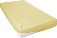 Westminster Spannbetttuch Mako Jersey 150 x 200 cm senf