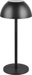 Reality Leuchten LED Akku-Tischleuchte Ricardo schwarz 30 cm warmwei&szlig;