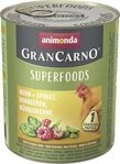 Animonda GranCarno Hundenassfutter Adult Superfoods getreidefrei 800 g Huhn