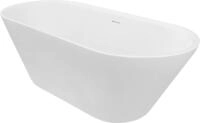 Ottofond Freistehende Badewanne Eko 150x75x43 cm wei&szlig;