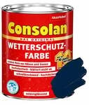 Consolan Wetterschutz-Farbe 2,5 L nachtblau