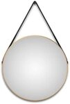 DSK LED Lichtspiegel Silver Barbier &Oslash;80 cm, gold