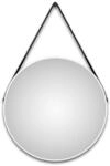 DSK Design Spiegel Silver Coiffeur &Oslash;80 cm, wei&szlig;
