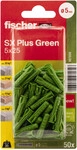 Fischer Spreizd&uuml;bel SX Plus Green 5.0 x 25 mm - 50 St&uuml;ck