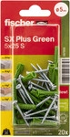 Fischer Spreizd&uuml;bel SX Plus Green 5.0 x 25 mm - 20 St&uuml;ck