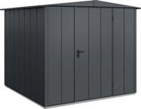 EcoStar Ger&auml;tehaus Elegant-S Typ 2 anthrazitgrau 1 flg 258,8 x 247,7 cm