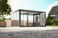 SunElements SunGarden Gartenhaus Select 4.3 443 x 338 cm anthrazit-metallic