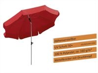 Schneider Sonnenschirm Locarno rot &Oslash; 200 cm