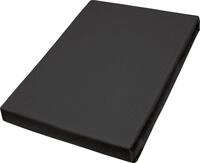 Vario Jersey-Spannbetttuch schwarz, 190 x 200 cm