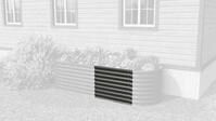 Vitavia Erweiterung Stretched zu Hochbeet 630 80 x 63 cm schwarz