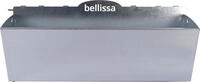 Bellissa Pflanzkasten Origami M, silber, 54 x 17,5 x 23 cm, verzinkter Stahl