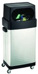 Primaster Abfalleimer Edelstahl 65 l mit Rollen