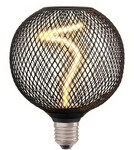 Osram LED Dekoleuchtmittel E27 Globe schwarz 3,5W dimmbar warmwei&szlig;