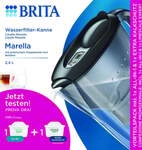 Brita Wasserfilter Kanne Marella graphit 2,4 l F&uuml;llmenge Vorteilspack