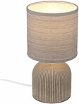 Briloner Ino Tischleuchte Keramik braun 15 x 28 cm