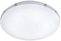 Trio LED-Deckenleuchte Apart &Oslash;35 cm chrom warmwei&szlig;