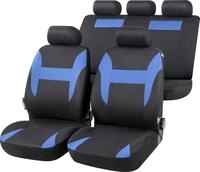 Walser Autositzbezug Nampa Komplett-Set blau schwarz