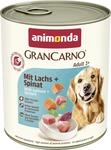 Animonda GranCarno Hundenassfutter Adult getreidefrei 800 g Lachs & Spinat
