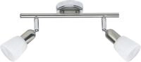 Brilliant 2er Spot Sofia eisen-chrom 33 x 10 cm E14, max. 2 x 40 W