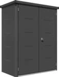 Telluria Ger&auml;teschrank Giarmadio schwarz 154 x 88 cm