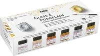 Kreul Glass & Porcelain Classic Metallicfarben Set 6 x 20 ml