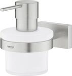 Grohe Start Cube Seifenspender mit Halter supersteel