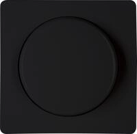 Kopp Abdeckung Druck-Wechseldimmer Paris schwarz matt, 373132186
