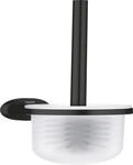 Grohe Start Toilettenb&uuml;rstengarnitur matt black klebbar